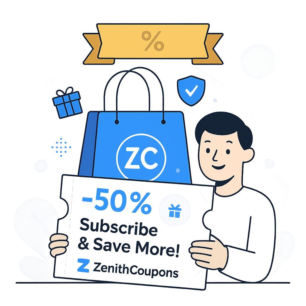 Save more with ZenithCoupons